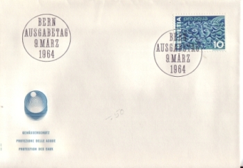 CH FDC 0792 - 1964 03 001 ●